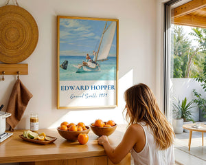Edward Hopper - Ground Swell Plakat - 21 x 29.7 cm (A4) - Nellastore