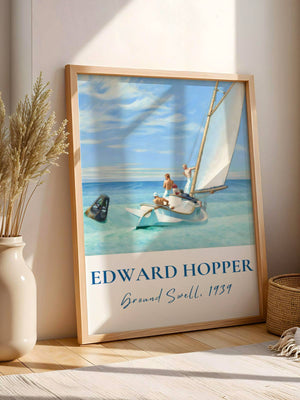Edward Hopper - Ground Swell Plakat - 21 x 29.7 cm (A4) - Nellastore
