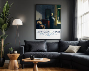 Edward Hopper - Hotel By The Railroad Plakat - 21 x 29.7 cm (A4) - Nellastore