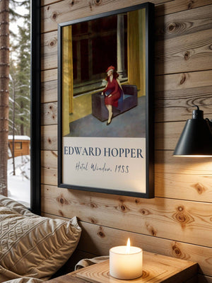 Edward Hopper - Hotel Window Plakat - 21 x 29.7 cm (A4) - Nellastore
