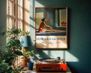 Edward Hopper - Morning Sun Plakat - 21 x 29.7 cm (A4) - Nellastore