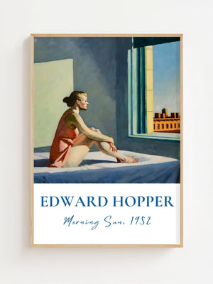 Edward Hopper - Morning Sun Plakat - 21 x 29.7 cm (A4) - Nellastore