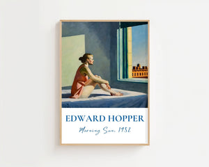 Edward Hopper - Morning Sun Plakat - 21 x 29.7 cm (A4) - Nellastore