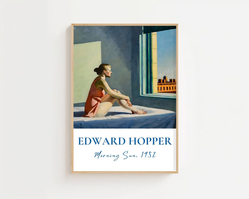 Edward Hopper - Morning Sun Plakat - 21 x 29.7 cm (A4) - Nellastore