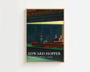 Edward Hopper - Nighthawks Plakat - 21 x 29.7 cm (A4) - Nellastore