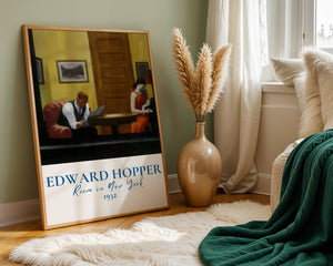 Edward Hopper - Room In New York Plakat - 21 x 29.7 cm (A4) - Nellastore
