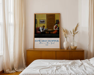 Edward Hopper - Room In New York Plakat - 21 x 29.7 cm (A4) - Nellastore