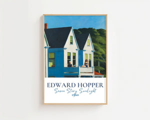 Edward Hopper - Seven Story Sunlight Plakat - 21 x 29.7 cm (A4) - Nellastore