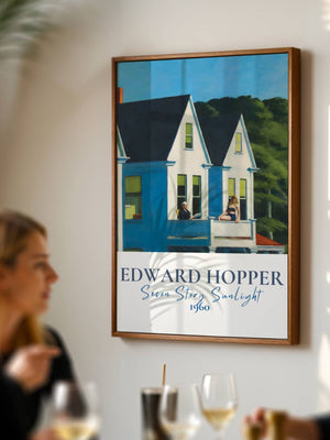 Edward Hopper - Seven Story Sunlight Plakat - 21 x 29.7 cm (A4) - Nellastore