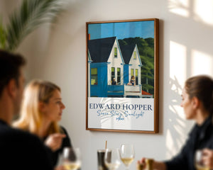 Edward Hopper - Seven Story Sunlight Plakat - 21 x 29.7 cm (A4) - Nellastore