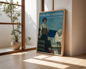 Edward Hopper - Soir Bleu Plakat - 21 x 29.7 cm (A4) - Nellastore