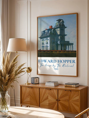 Edward Hopper - The House By The Railroad Plakat - 21 x 29.7 cm (A4) - Nellastore