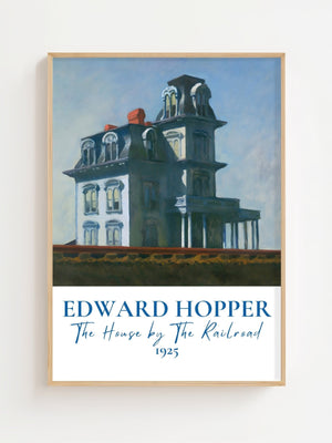 Edward Hopper - The House By The Railroad Plakat - 21 x 29.7 cm (A4) - Nellastore