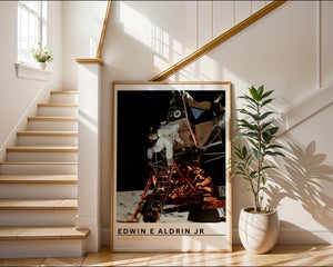 Edwin E Aldrin Jr Plakat - 21 x 29.7 cm (A4) - Nellastore