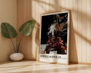 Edwin E Aldrin Jr Plakat - 21 x 29.7 cm (A4) - Nellastore