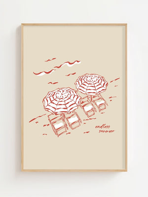 Endless Summer Plakat - 21 x 29.7 cm - Nellastore