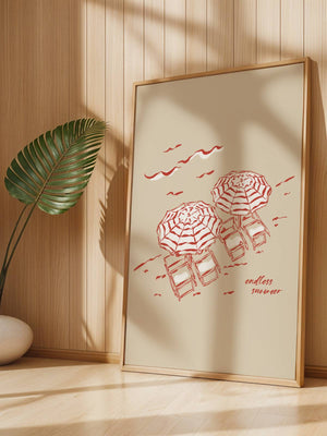 Endless Summer Plakat - 21 x 29.7 cm - Nellastore