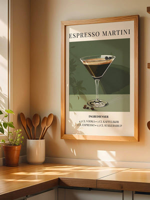 Espresso Martini Plakat - 21 x 29.7 cm (A4) - Nellastore
