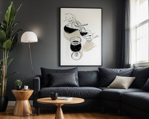 Evening Pour Plakat - 21 x 29.7 cm - Nellastore