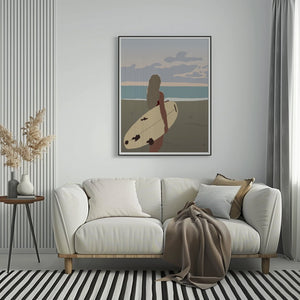 Evening Surf Escape Plakat - 21 x 29.7 cm (A4) - Nellastore