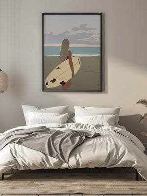 Evening Surf Escape Plakat - 21 x 29.7 cm (A4) - Nellastore