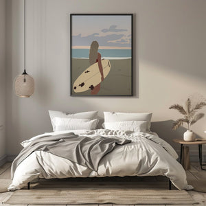 Evening Surf Escape Plakat - 21 x 29.7 cm (A4) - Nellastore