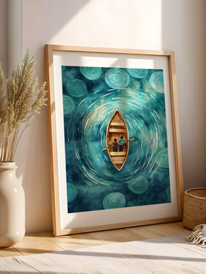Eye Of The Swirl Plakat - 21 x 29.7 cm (A4) - Nellastore