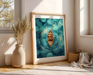 Eye Of The Swirl Plakat - 21 x 29.7 cm (A4) - Nellastore