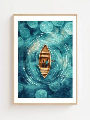 Eye Of The Swirl Plakat - 21 x 29.7 cm (A4) - Nellastore