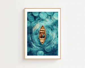 Eye Of The Swirl Plakat - 21 x 29.7 cm (A4) - Nellastore