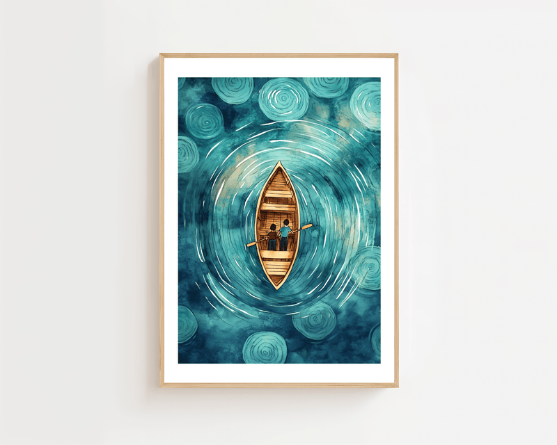 Eye Of The Swirl Plakat - 21 x 29.7 cm (A4) - Nellastore