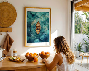 Eye Of The Swirl Plakat - 21 x 29.7 cm (A4) - Nellastore