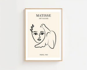 Face With Dove Plakat - 21 x 29.7 cm (A4) - Nellastore