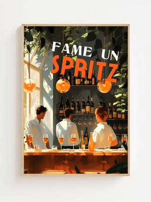 Fame Un Spritz Plakat - 21 x 29.7 cm (A4) - Nellastore