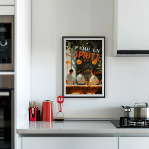 Fame Un Spritz Plakat - 21 x 29.7 cm (A4) - Nellastore