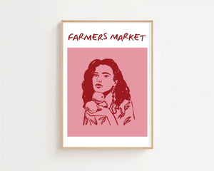 Farmers Muse Plakat - 21 x 29.7 cm - Nellastore
