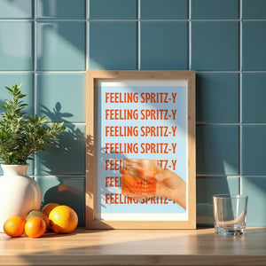 Feeling Spritz - Y Plakat - 21 x 29.7 cm (A4) - Nellastore
