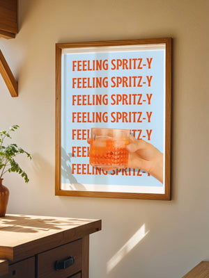 Feeling Spritz - Y Plakat - 21 x 29.7 cm (A4) - Nellastore