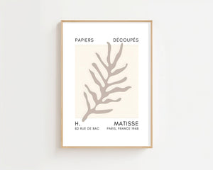 Fern Branch Cutout Plakat - 21 x 29.7 cm (A4) - Nellastore
