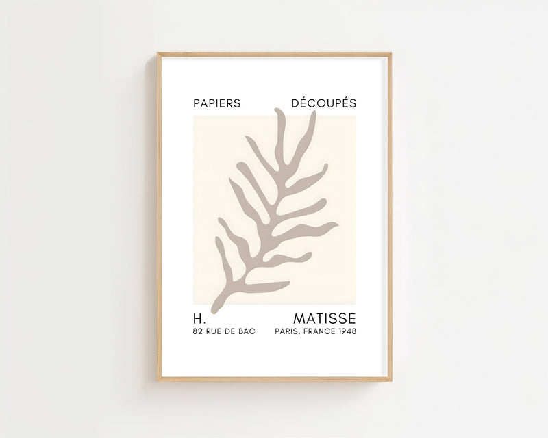 Fern Branch Cutout Plakat - 21 x 29.7 cm (A4) - Nellastore