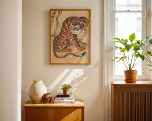 Ferocious Tiger Plakat - 21 x 29.7 cm (A4) - Nellastore