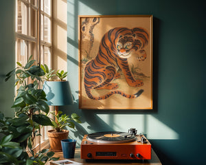 Ferocious Tiger Plakat - 21 x 29.7 cm (A4) - Nellastore