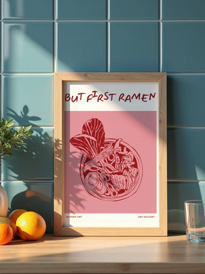 First Ramen Plakat - 21 x 29.7 cm - Nellastore