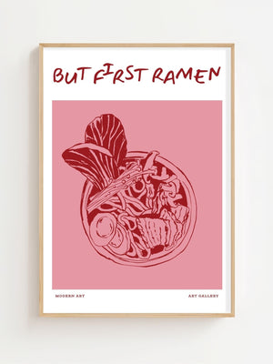First Ramen Plakat - 21 x 29.7 cm - Nellastore