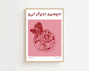 First Ramen Plakat - 21 x 29.7 cm - Nellastore