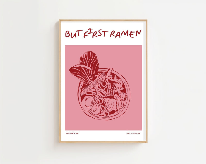 First Ramen Plakat - 21 x 29.7 cm - Nellastore