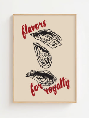 Flavors for Royalty Plakat - 21 x 29.7 cm - Nellastore