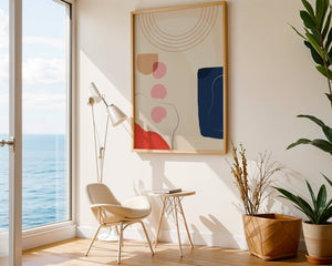 Floating Forms Plakat - 21 x 29.7 cm - Nellastore