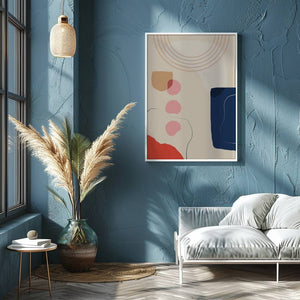 Floating Forms Plakat - 21 x 29.7 cm - Nellastore