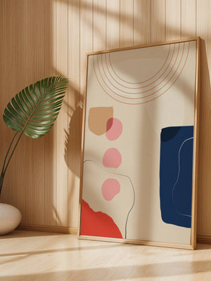 Floating Forms Plakat - 21 x 29.7 cm - Nellastore